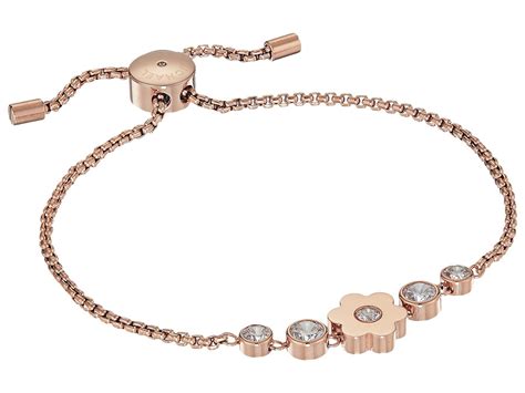 michael kors flower power crystal slider bracelet|Precious Metal.